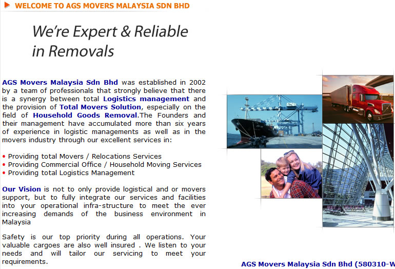 AGS MOVERS MALAYSIA SDN BHD