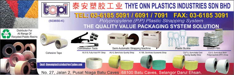 THYE ONN PLASTICS INDUSTRIES SDN BHD