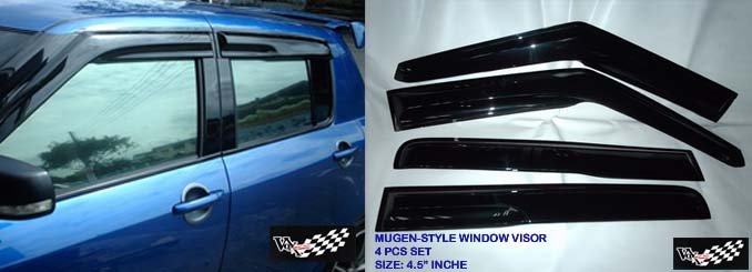suzuki swift door visor mugen