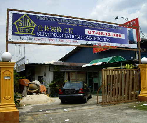 Slim Decoration Construction