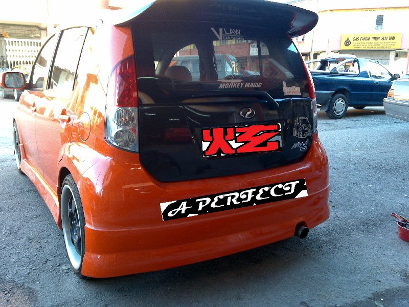 Myvi Custom Body Kits Perodua Johor Bahru JB Malaysia Body Kits, A