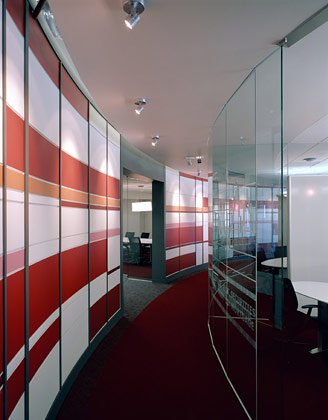 Shaped Formica Sheet Partition 