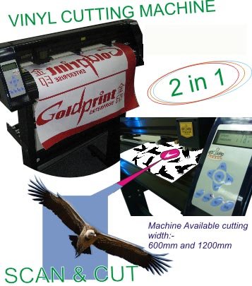 Vinyl And Sticker cutting machine