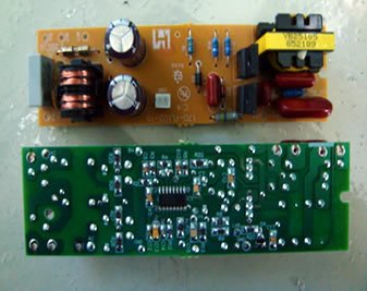 Electronic dimmable ballast pcb assembly