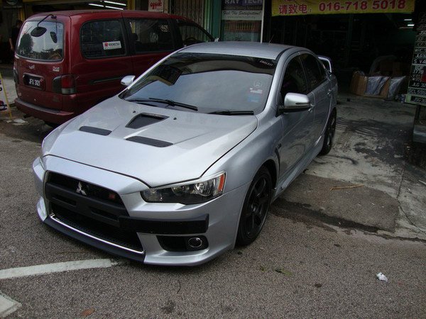 PROTON INSPIRA BODYKIT WIDE FENDER HALF CUT EVO X CONVERTION