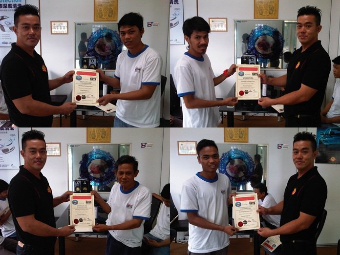 Detailing Course Certificate Presentation For Alam Damai,KL Employees