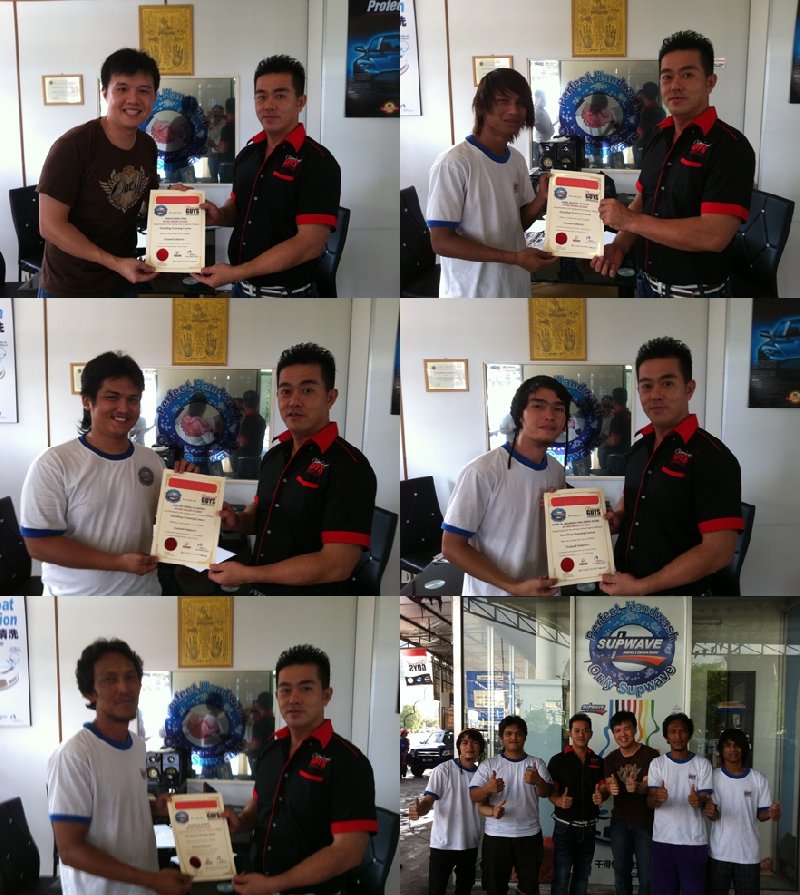Ara Damansara Franchise - Detailing Course Certificate Presentation