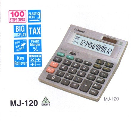 casio mj 120t calculator price