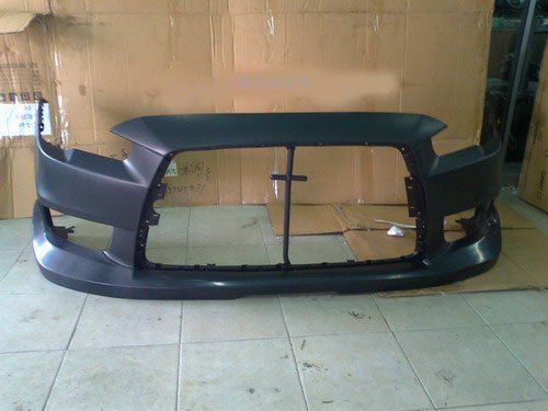 mitsubishi lancer bodykit evo x HKS bumper front lip on