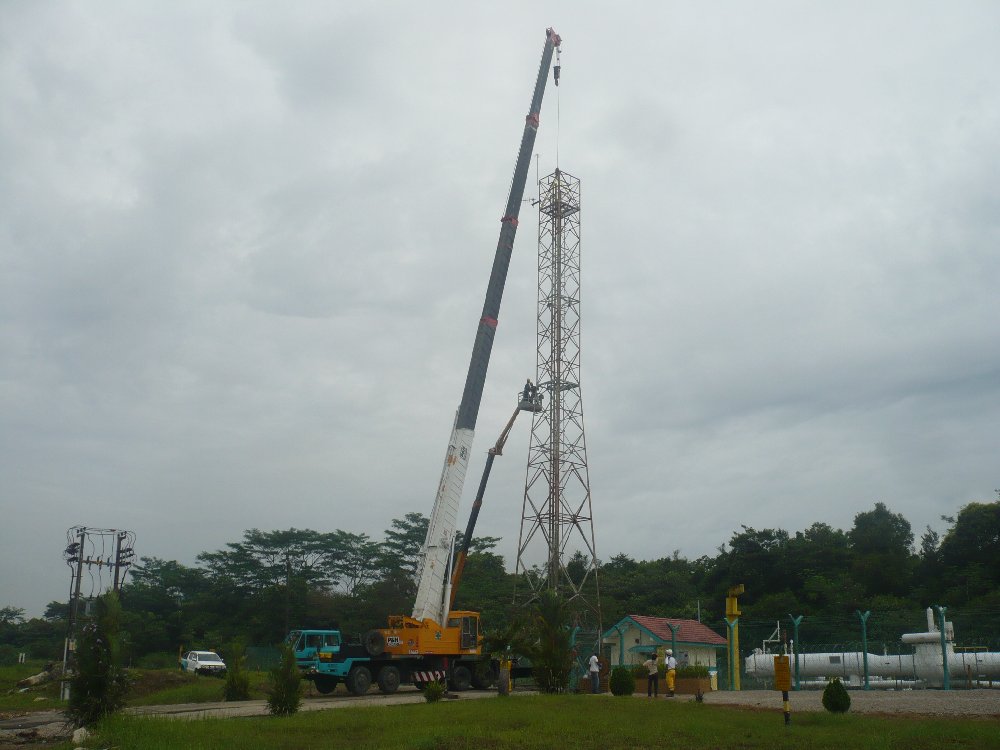 100T & SKYLIFT DISMANTLE TOWER