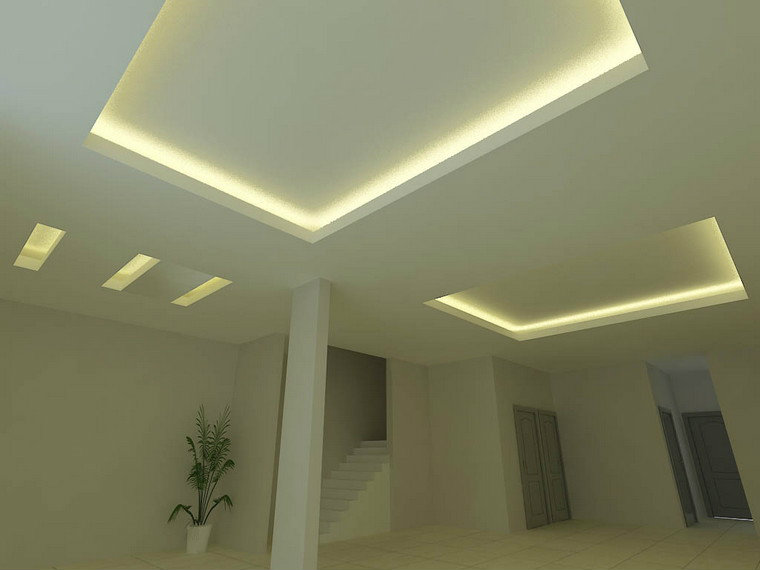 Small House Plans Modern Plaster Ceiling Design