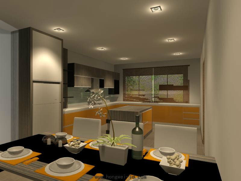 KITCHEN AND DINING AREA