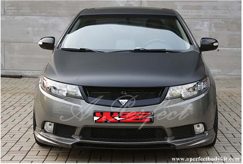 Kia Forte Front Lip & Front Grill (RR Style)