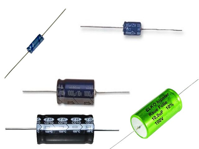 ELECTROLYTIC CAPACITOR AXIAL/NON-POLAR