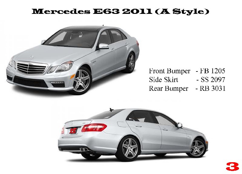 Mercedes E 63 W212 2011 (A Style)