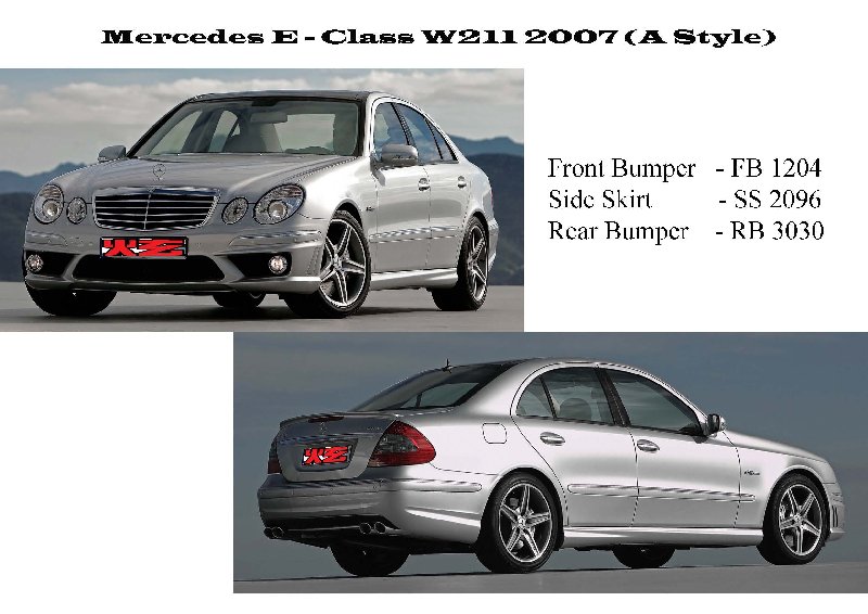 Mercedes E - Class W211 2007 (A Style)