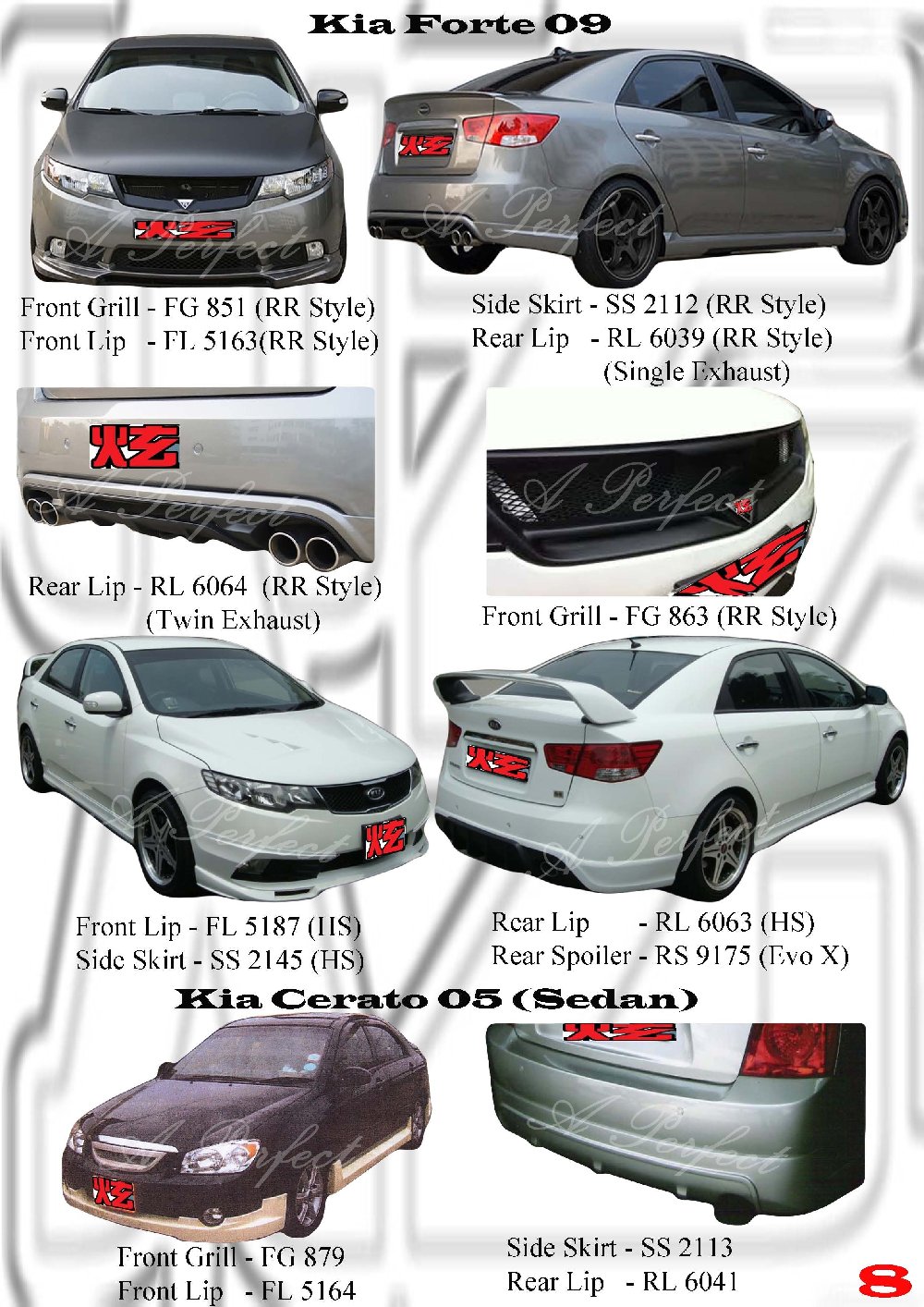 Kia Forte 09 Kia Forte Johor Bahru JB Malaysia Body Kits, A Perfect