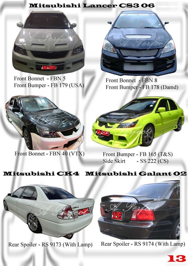 Mitsubishi Lancer 06 Mitsubishi Lancer CS3 Johor Bahru JB Malaysia Body