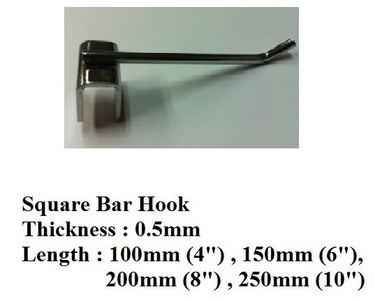 SQUARE BAR HOOK