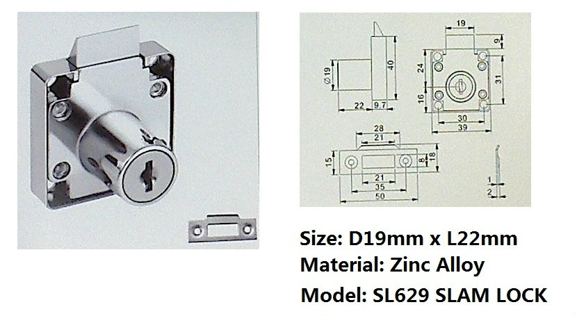 SL629 SLAM LOCK