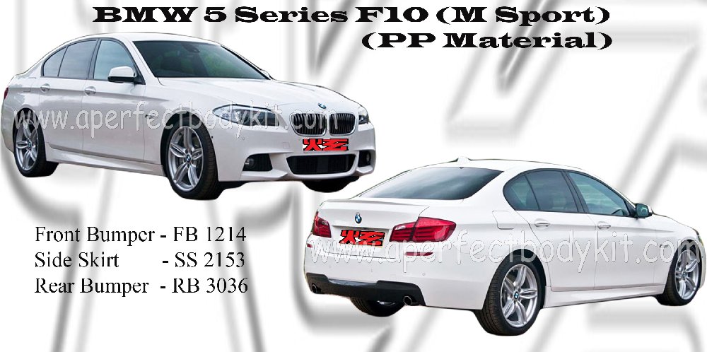 BMW 5 Series F10 (M Sport) (PP Material)