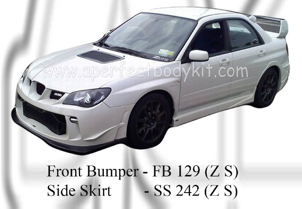 Subaru 06 Version 9 ZS Front Bumper & Side Skirt