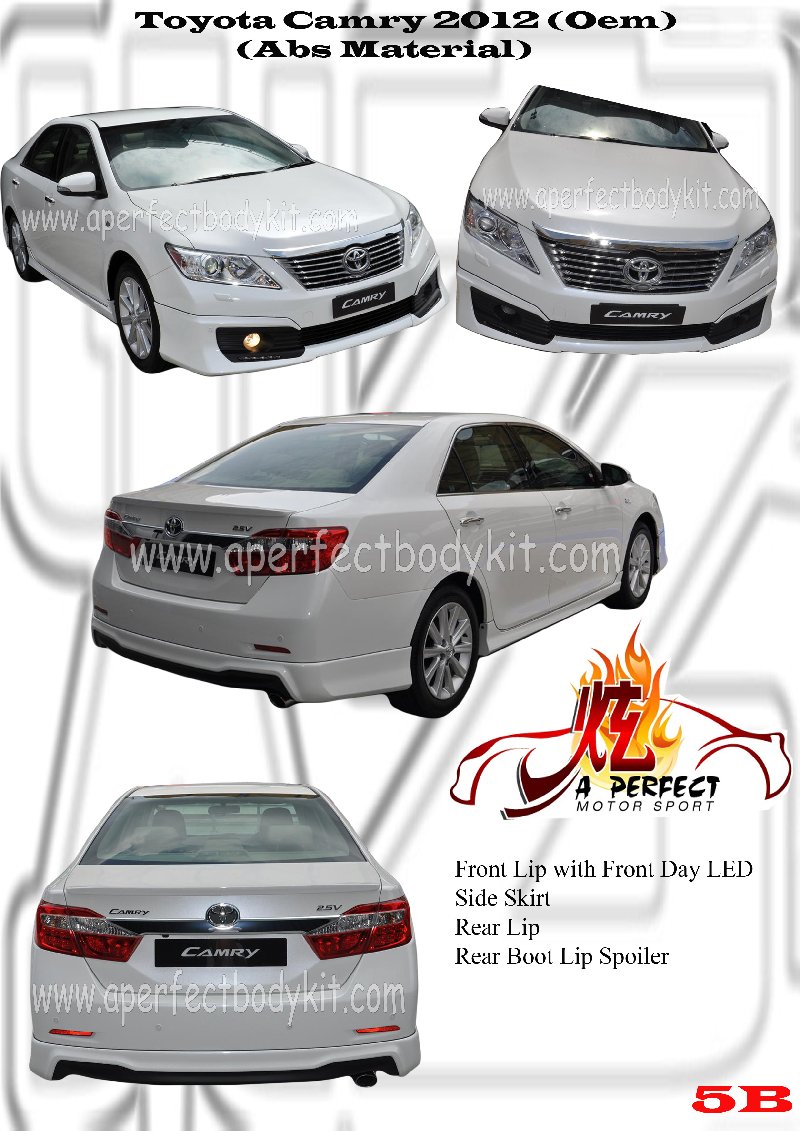 Toyota Camry 2012 Oem Bodykit 