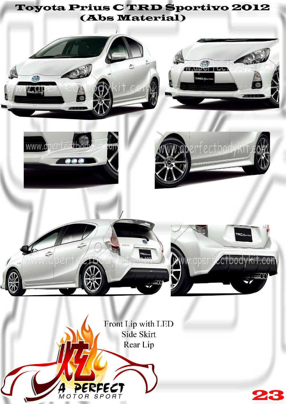 Toyota Prius C 2012 TRD Sportivo 