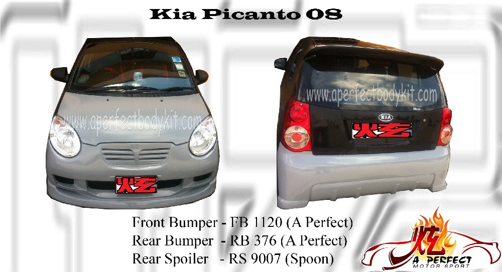 Kia Picanto 08 (A Perfect) Front Bumper & Rear Bumper ★ Kia Picanto JB Johor Bahru Malaysia