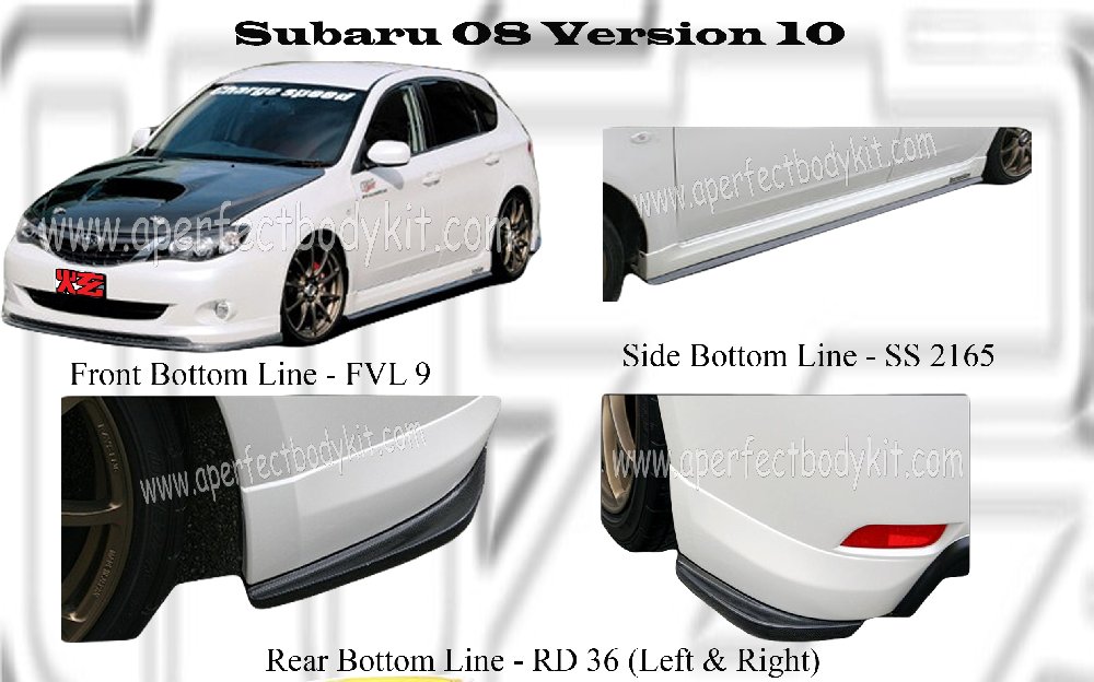Subaru 08 Version 10 Bottom Line 