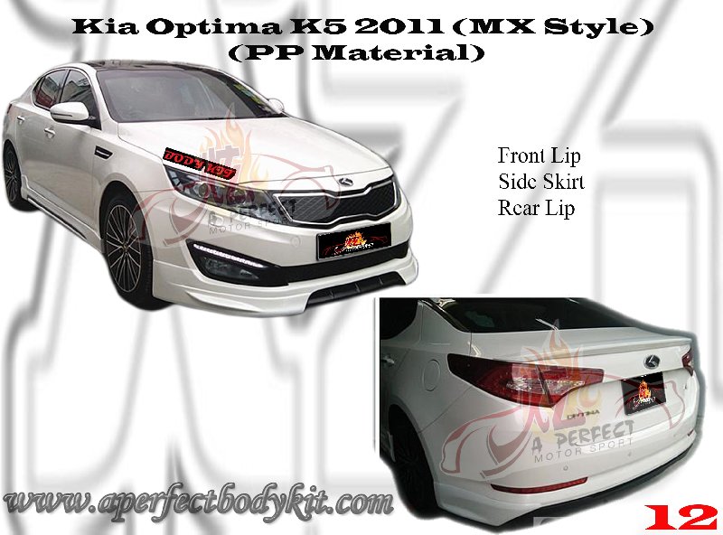 Kia Optima K5 2011 MX Style Bodykit