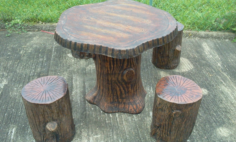 wood garden set T004A