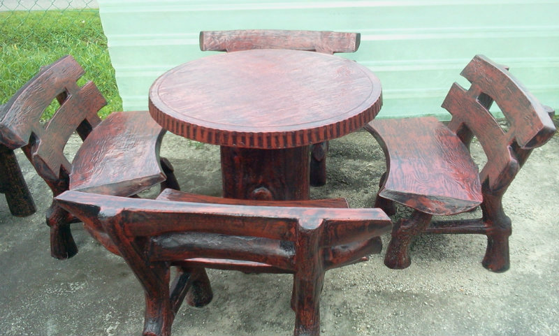 wood garden set T002