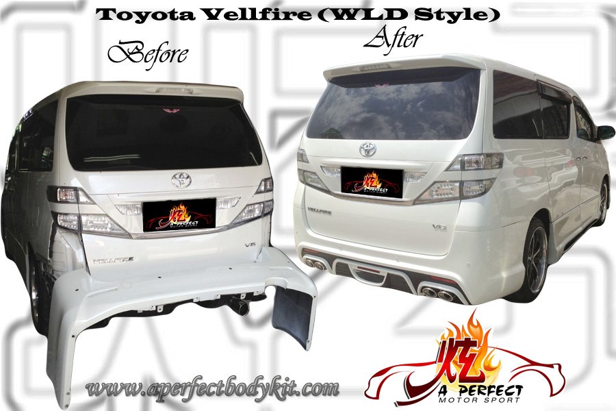 Toyota Vellfire WLD Bodykit