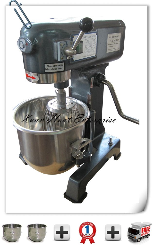 Bulli 10L Universal Flour Mixer/ Pengadun Tepung 10L (Bulli) Ê®LitreÃæ·Û/ÃæÍŽÁ°è»ú Bulli 10L Universal Flour Mixer/ Pengadun Tepung 10L (Bulli) Ê®LitreÃæ·Û/ÃæÍŽÁ°è»ú