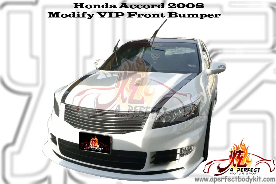 Honda Accord 2008 Modify VIP Front Bumper 