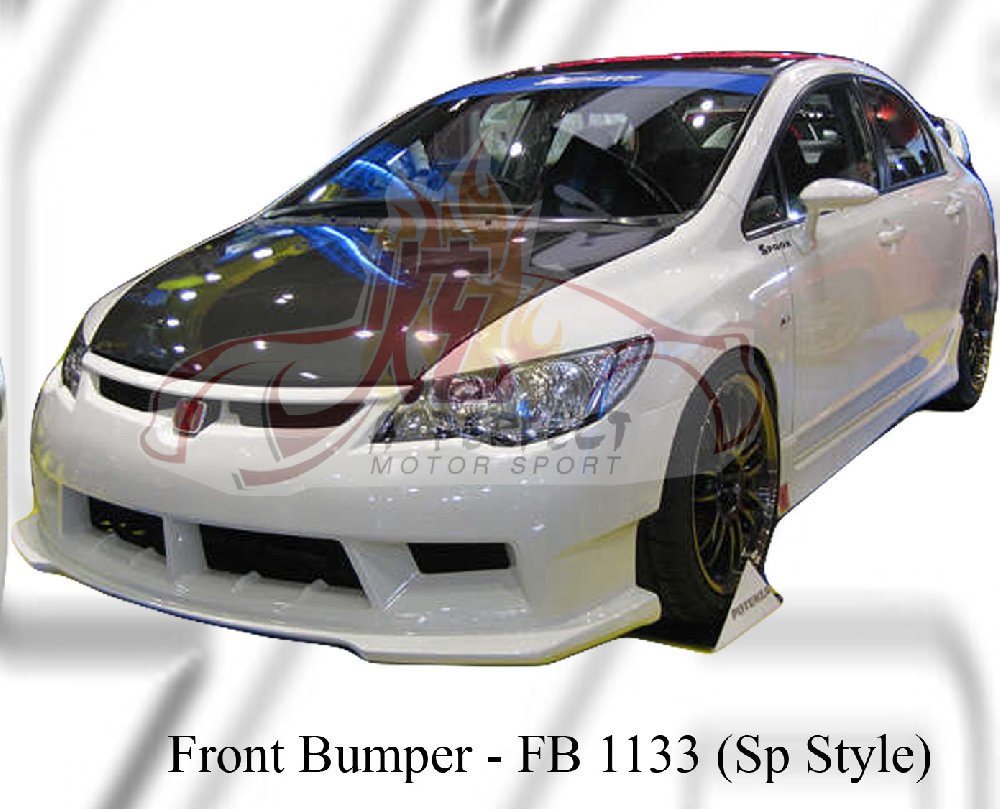 Honda Civic 2006 SP Style Front Bumper 