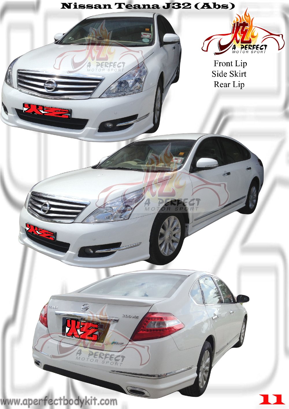 Nissan Teana J32 Bodykit 