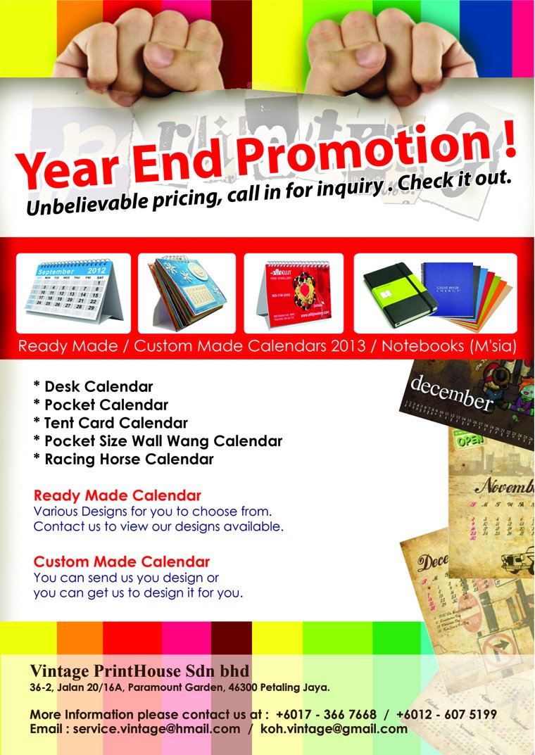 Calender Promotion Calender Promotion
