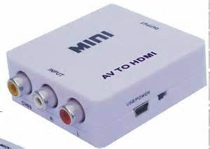 AV to HDMI connector
