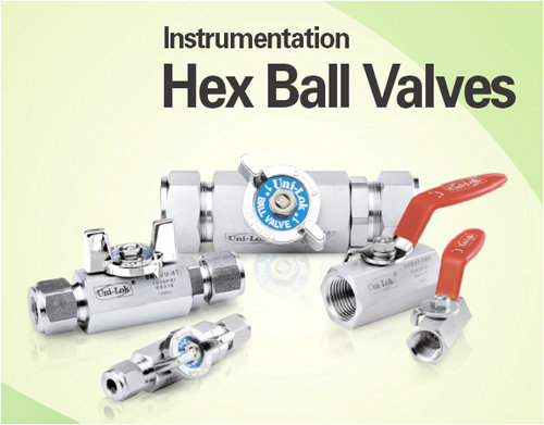 Instrumentation Hex Ball Valve