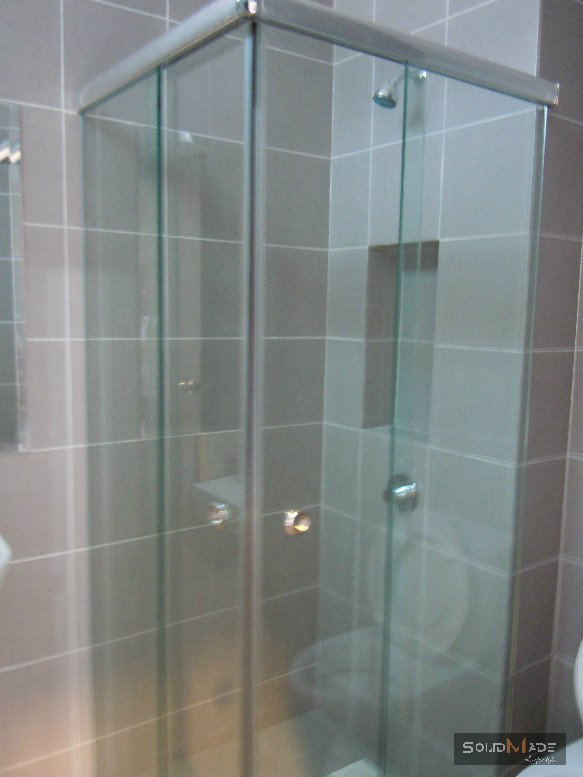 Shower Screen Sliding Door (Tempered Glass)