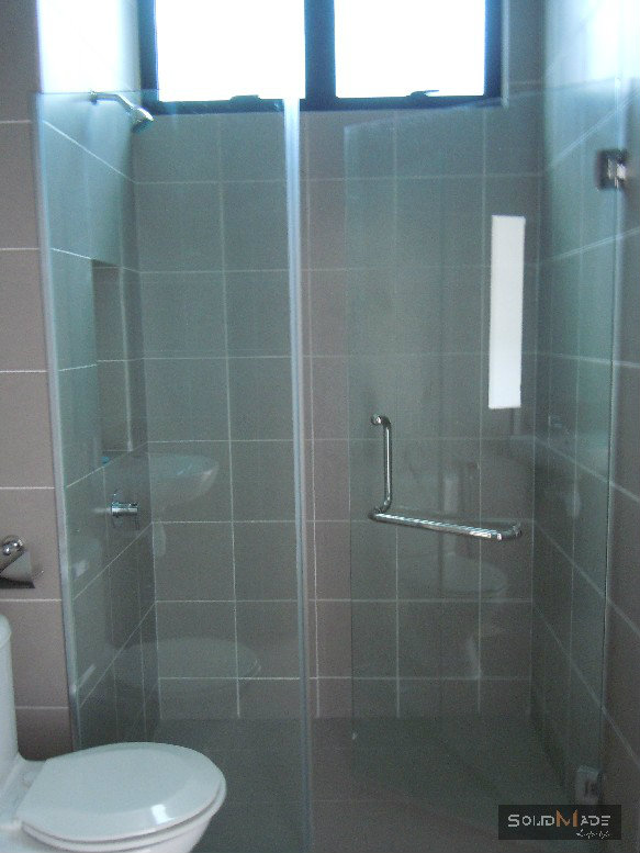 Shower Screen Swing Door (Tempered Glass) Shower Screen Glass Shower