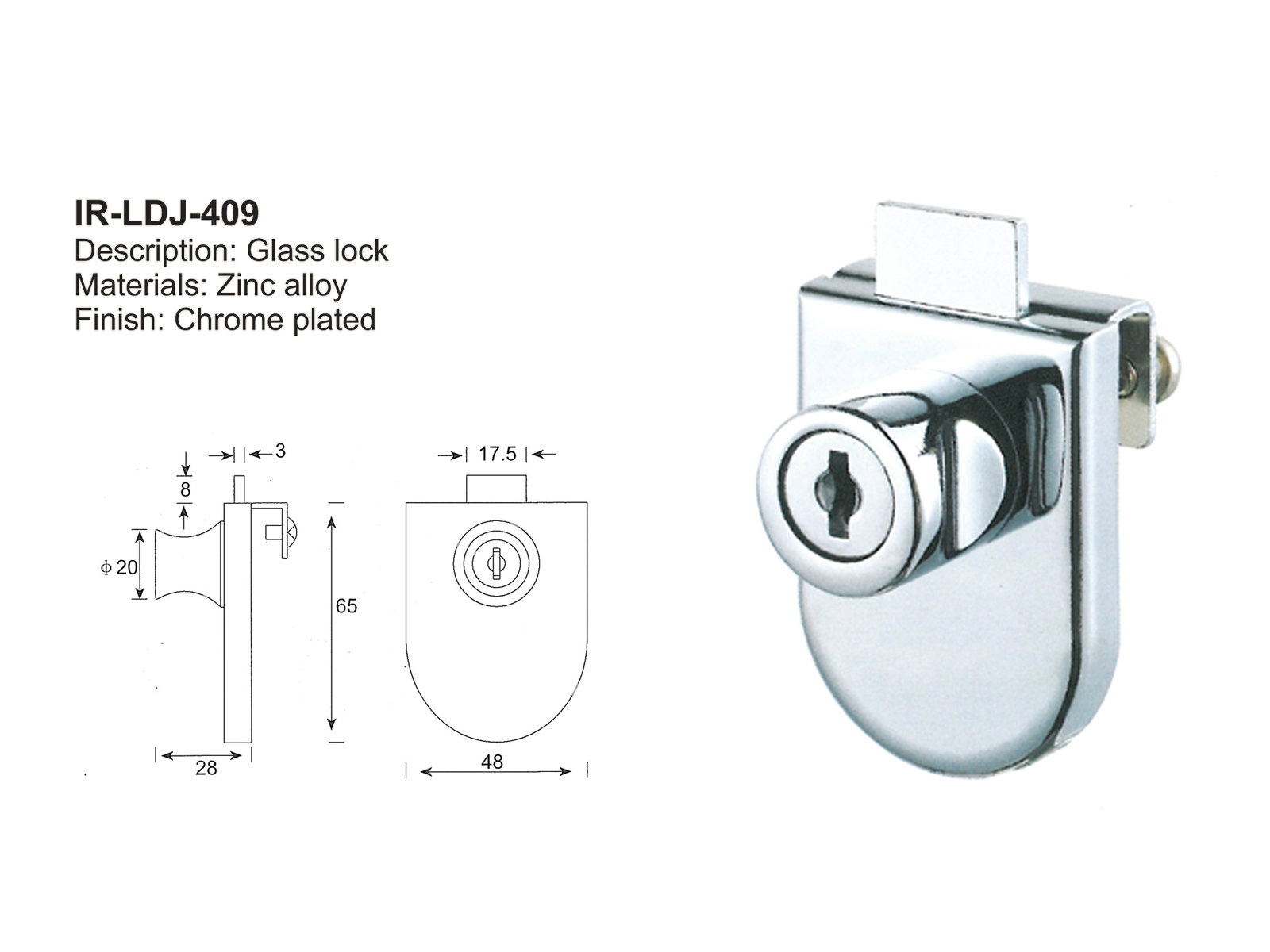 Drawer Lock-LDJ-409 Drawer Lock-LDJ-409