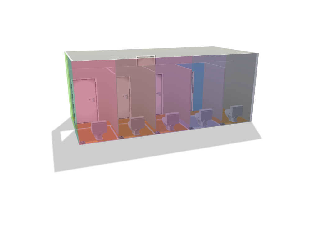 20'x10' cabin toilet ( back )