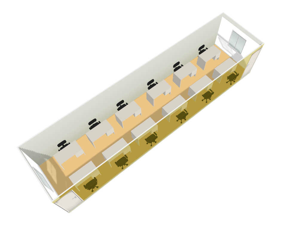 40'x10' standard cabin ( top )