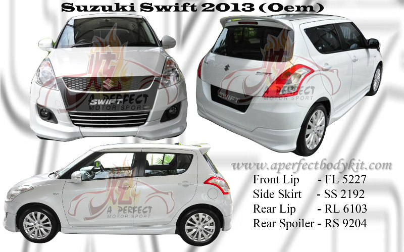 Suzuki Swift 2013 Oem Bodykit 