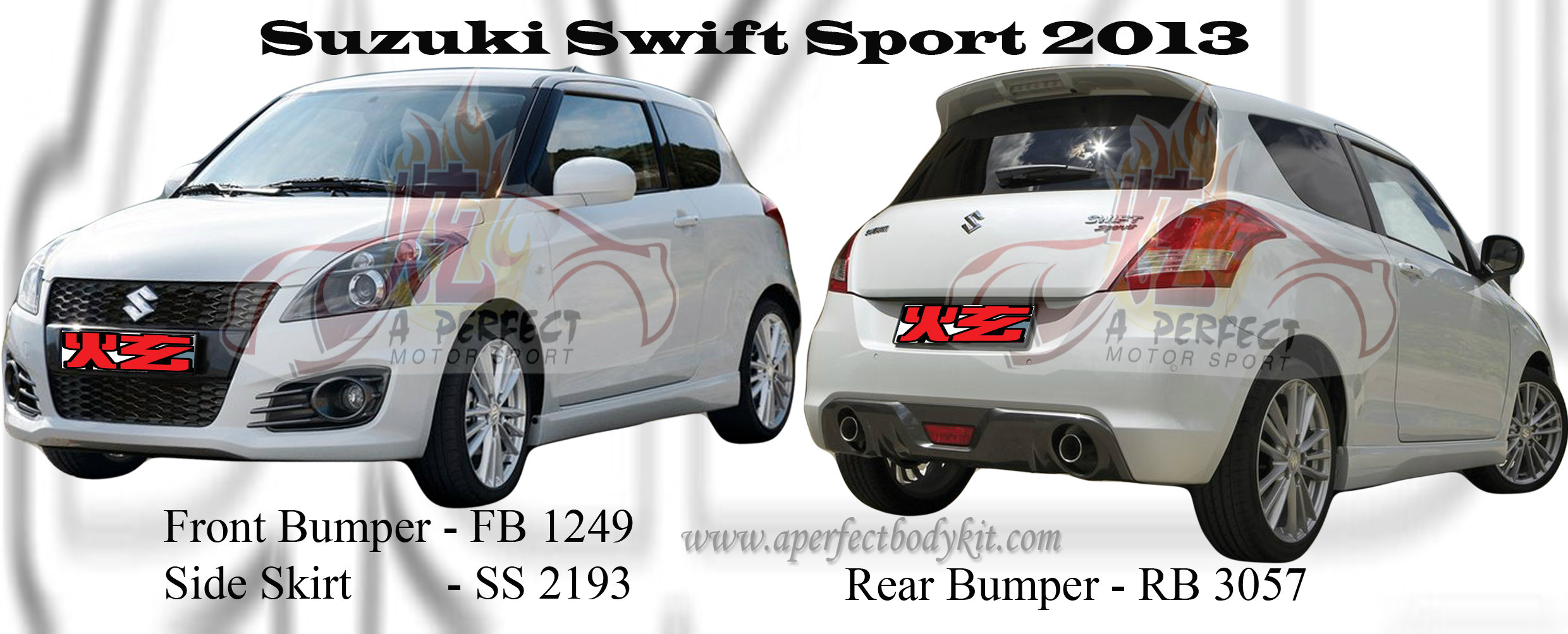 Suzuki Swift Sport 2013 Bodykit 