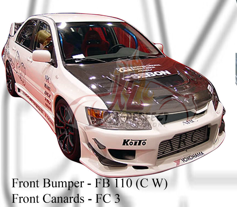 Mitsubishi Evo 9 CW Front Bumper 