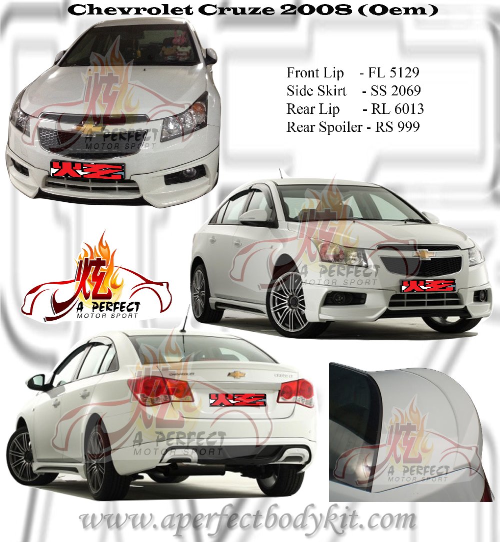 Chevrolet Cruze 2008 Oem Bodykits 